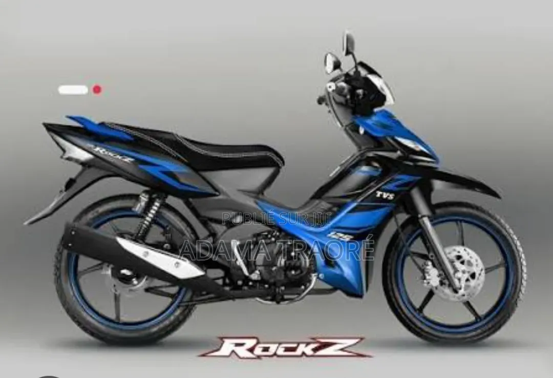 Nouveau TVS Rockz 125 2024 Rouge