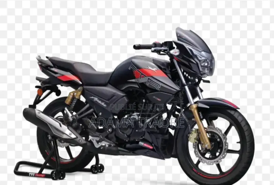 Nouveau TVS Apache 180 RTR 2024 Noir