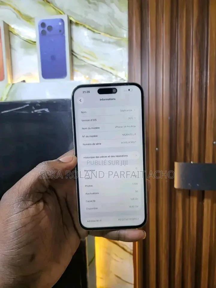 Nouveau Apple iPhone 13 Pro Max 256 GB Blanc