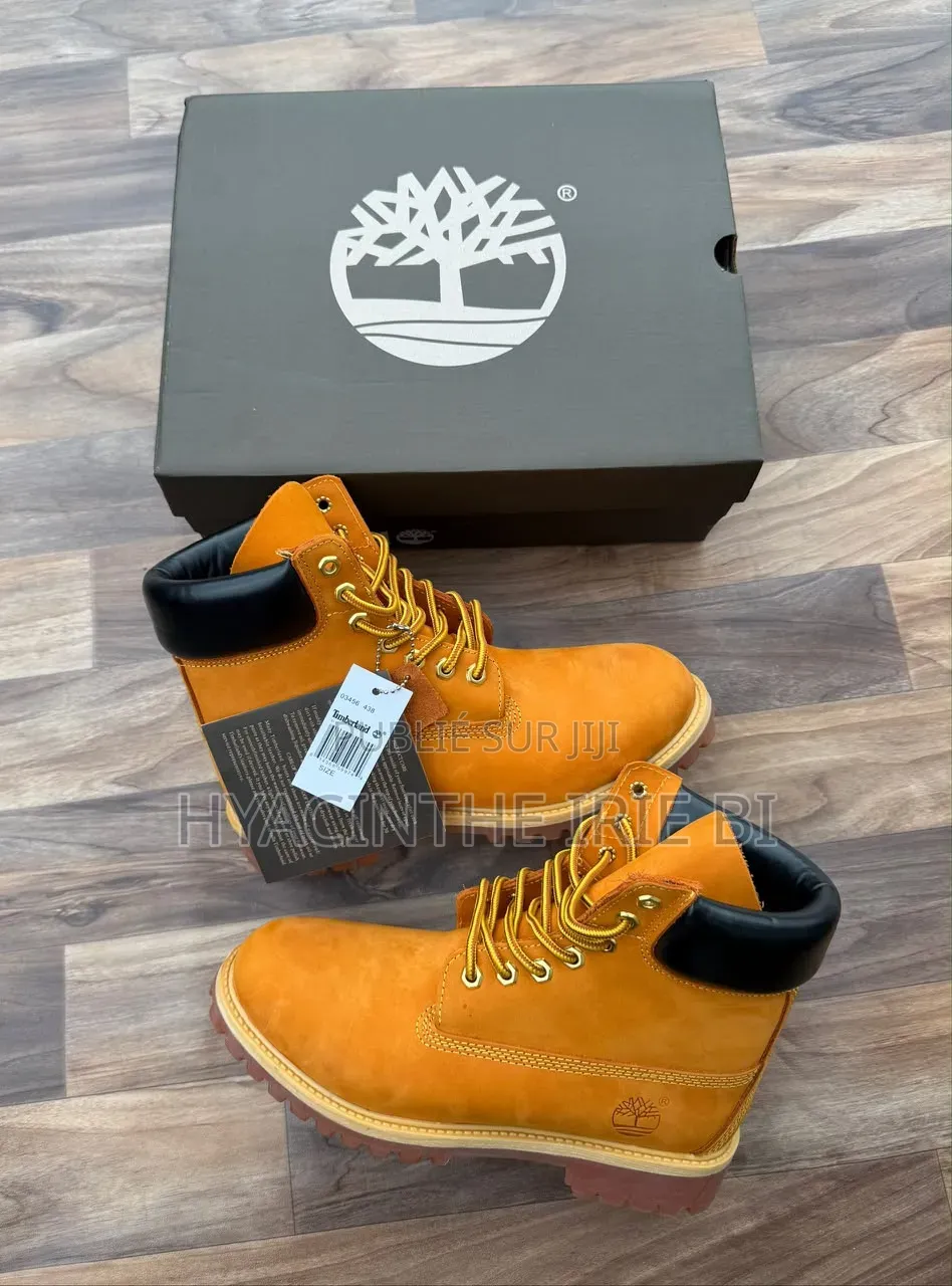 Timberland Boots Matière Cuir Véritable Authentique Originale