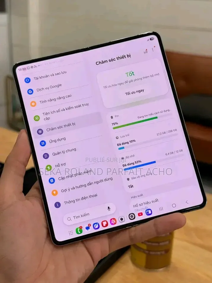 Nouveau Samsung Galaxy Z Fold7 256 GB Noir