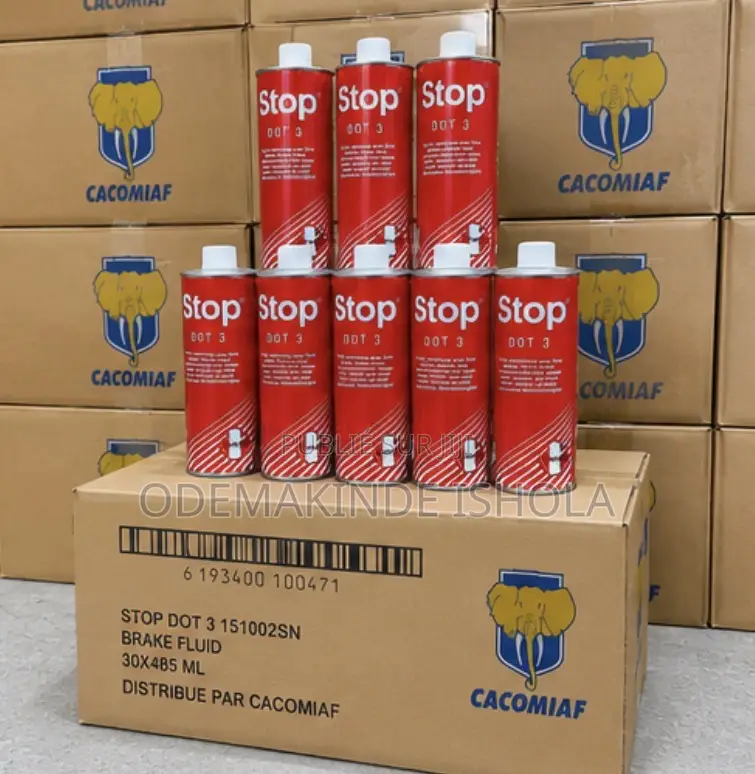 Huile(Liquide De Frein)Carton De 30 Quantité Dans Le Carton