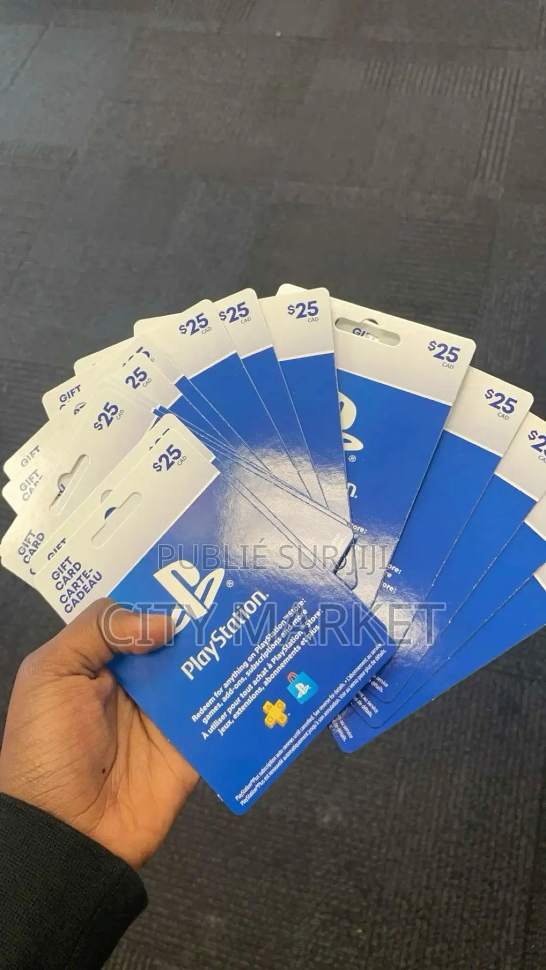 Carte Cadeau Playstation