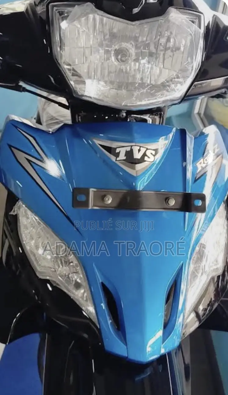 Nouveau TVS Rockz 125 2024 Bleu