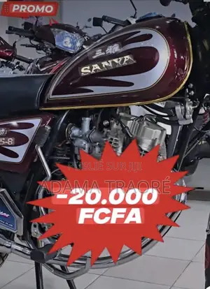 Nouveau Sanya SY125-8 2024 Rouge