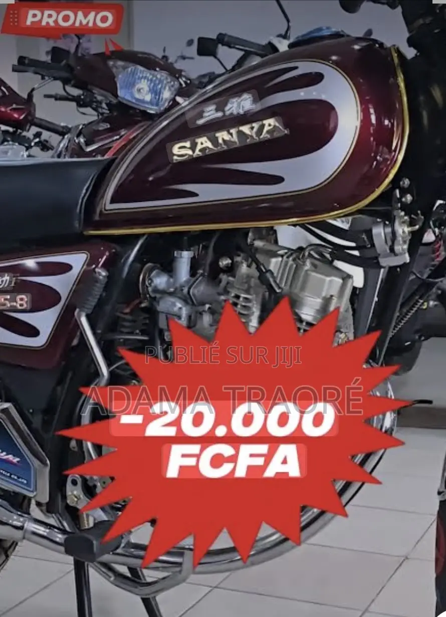 Nouveau Sanya SY125-8 2024 Rouge