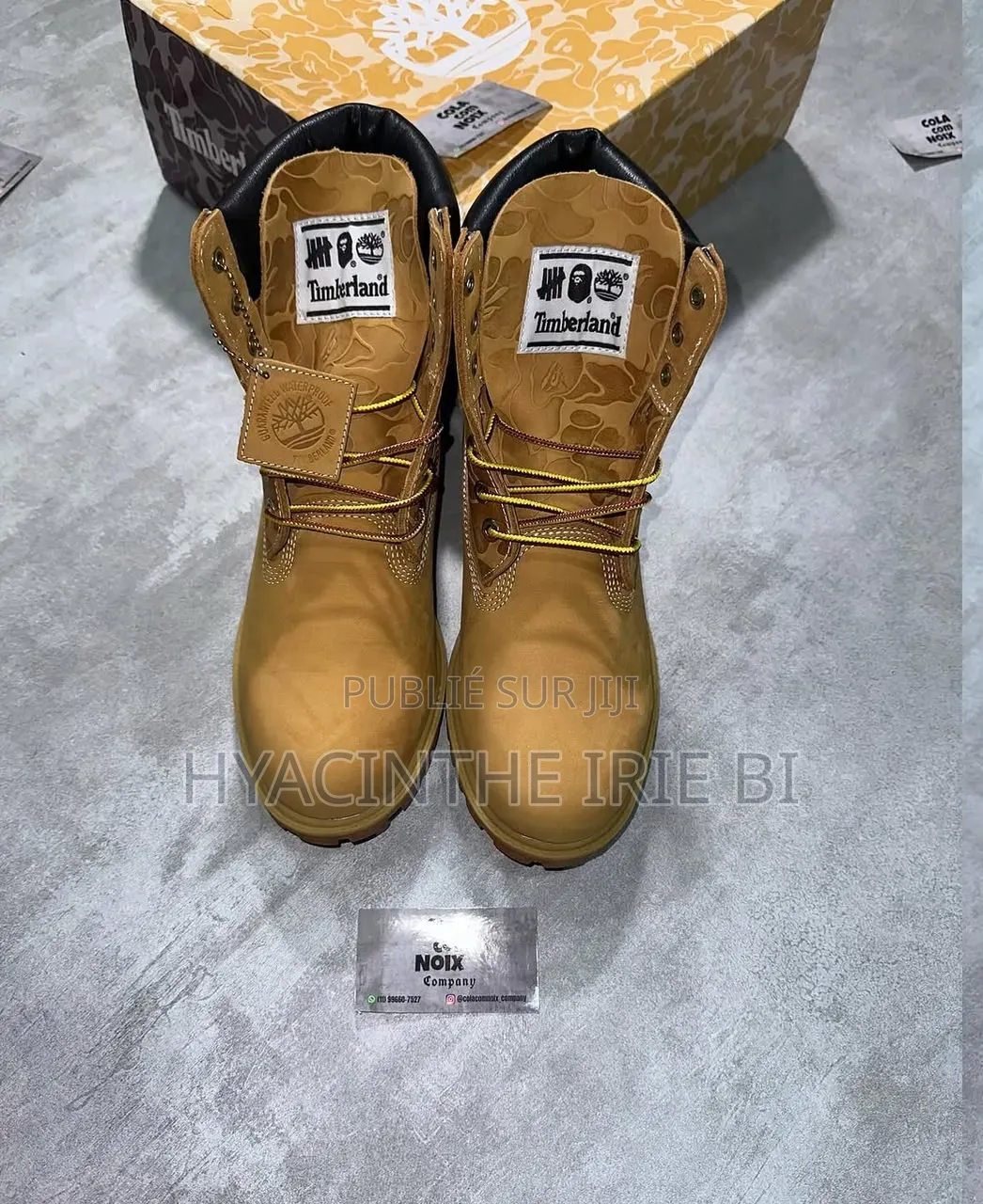 Timberland Boots Matière Cuir Véritable Authentique Originale