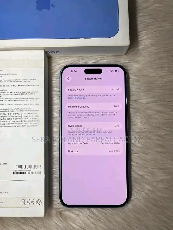 Nouveau Apple iPhone 14 Pro 128 GB Noir