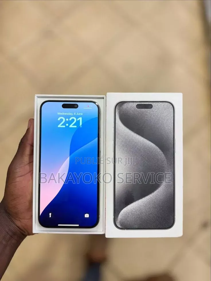 Nouveau Apple iPhone 15 Pro 256 GB Argenté