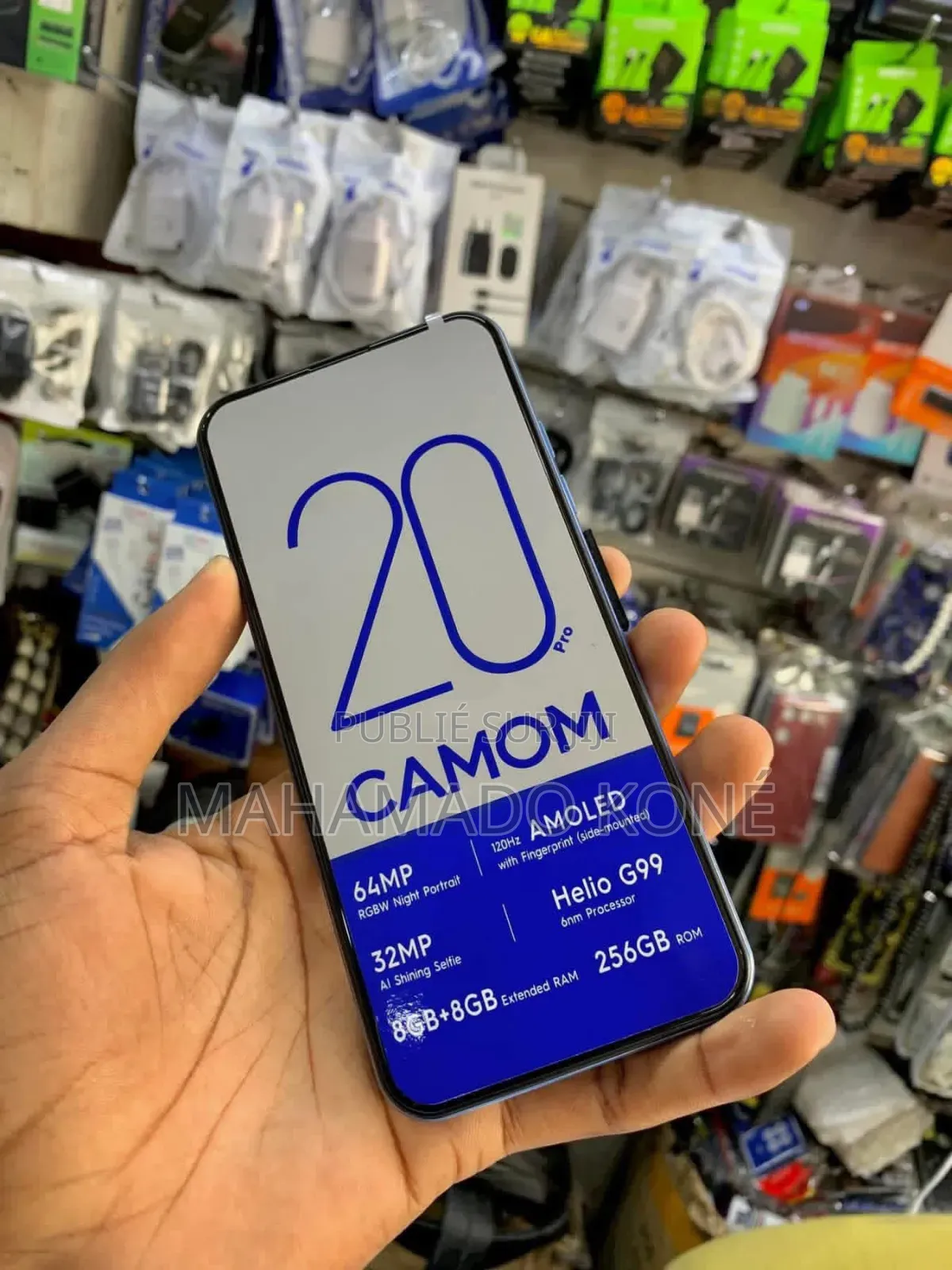 Tecno Camon 20 128 GB Bleu