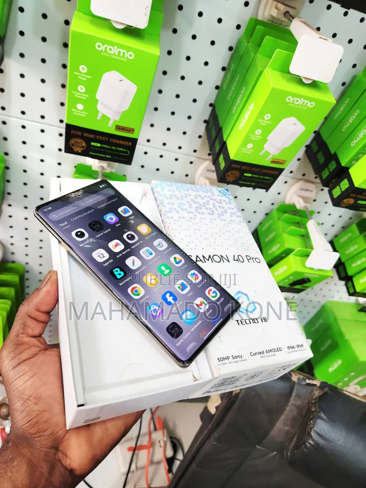 Tecno Camon 40 Pro 4G 128 GB Gris