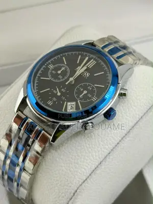 Montre De Style Luxe Hugo Boss en Français Acier Inoxydable