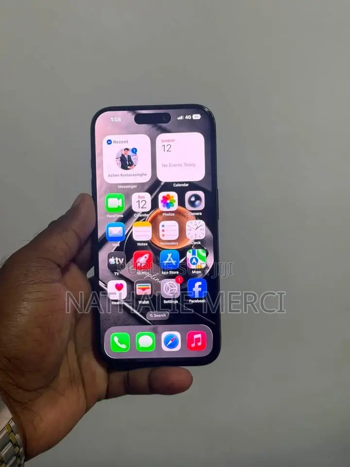 Nouveau Apple iPhone 15 Pro 256 GB Noir