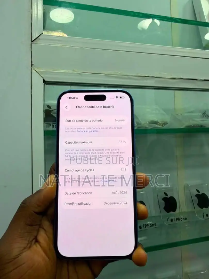 Nouveau Apple iPhone 16 256 GB Bleu