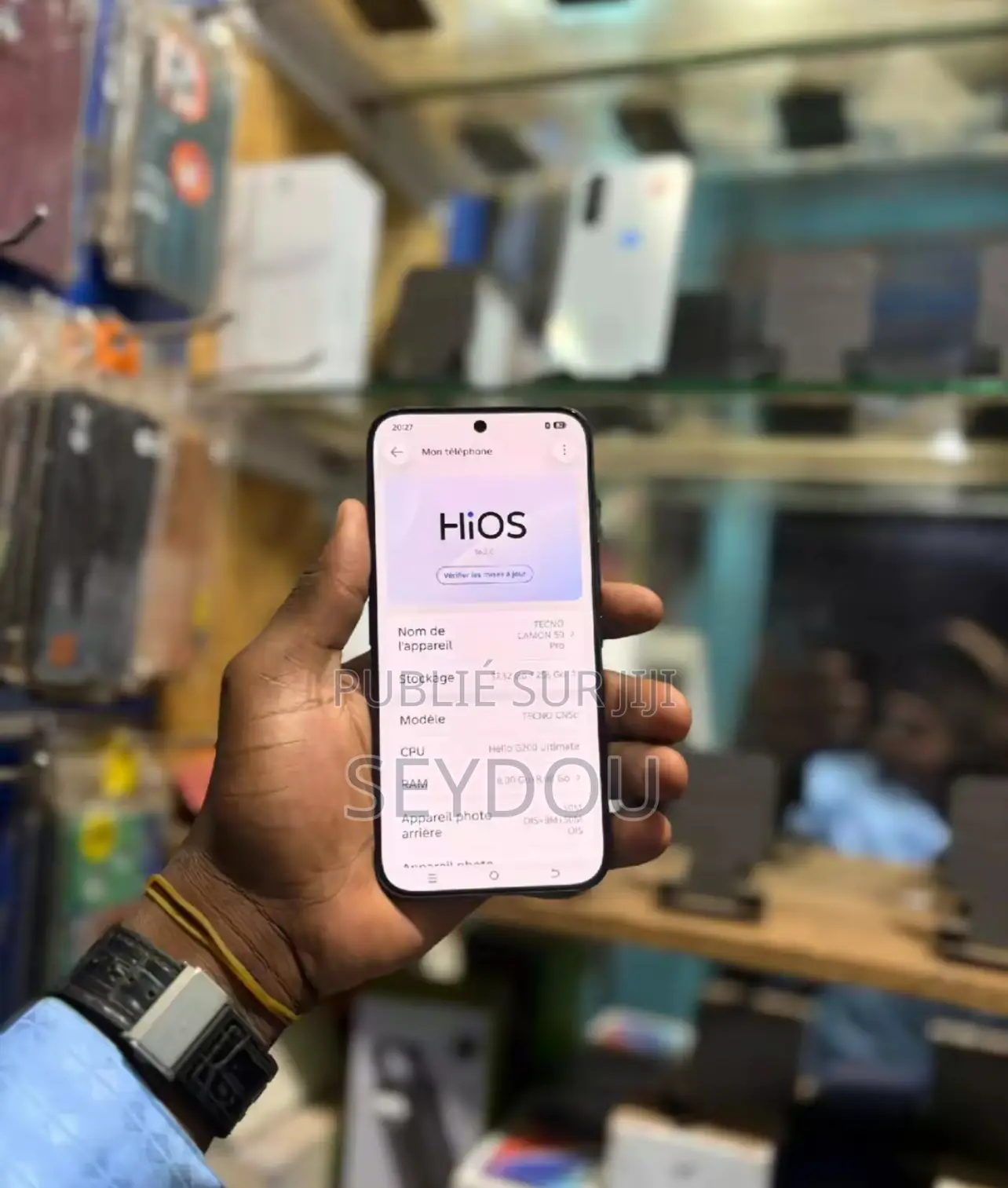 Nouveau Tecno Camon 50 Ultra 256 GB Noir