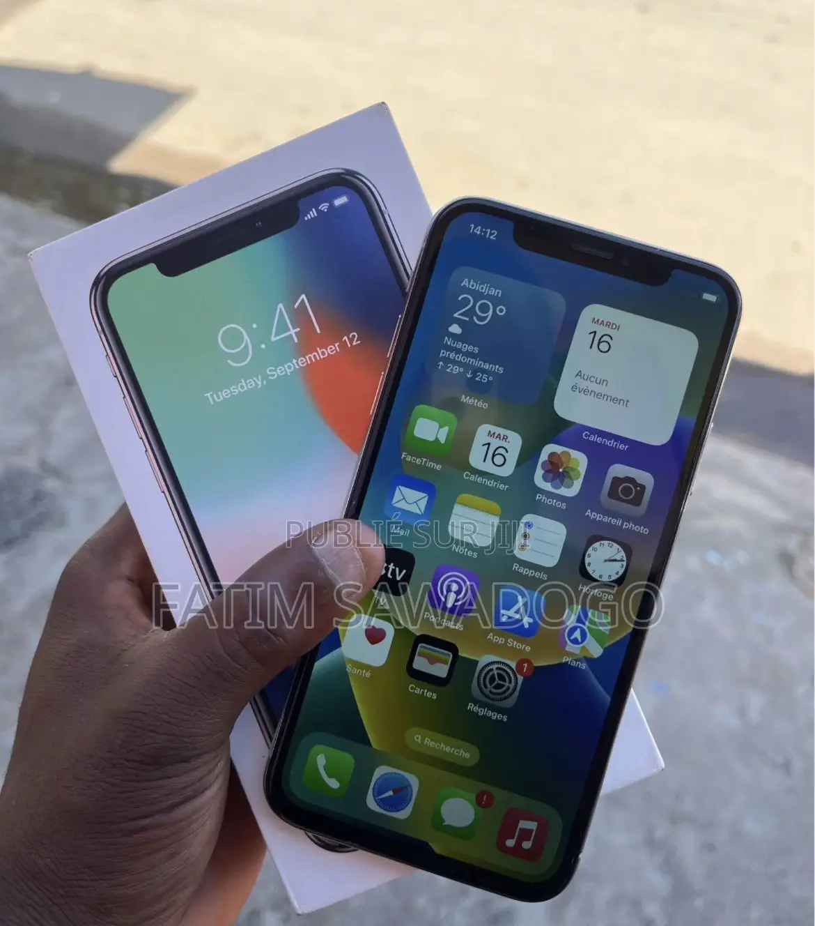 Nouveau Apple iPhone X 256 GB Blanc