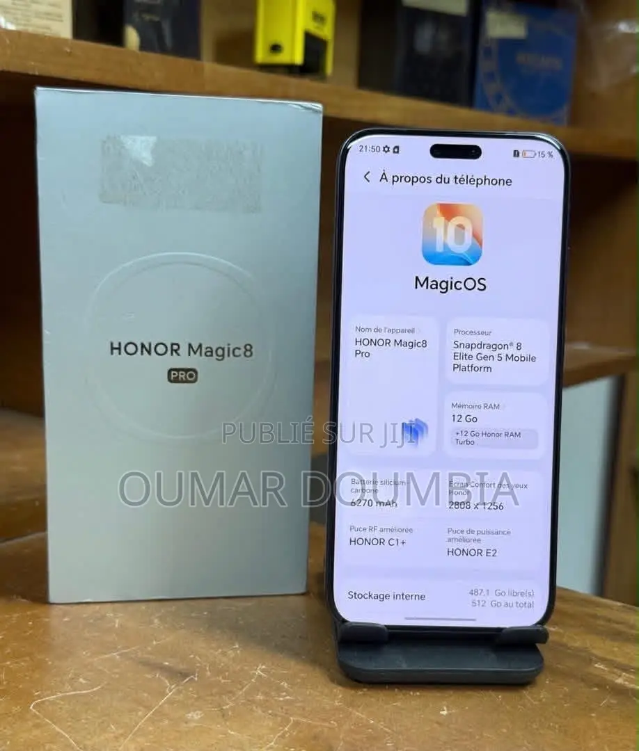 Nouveau Honor Magic8 Pro 256 GB Gris