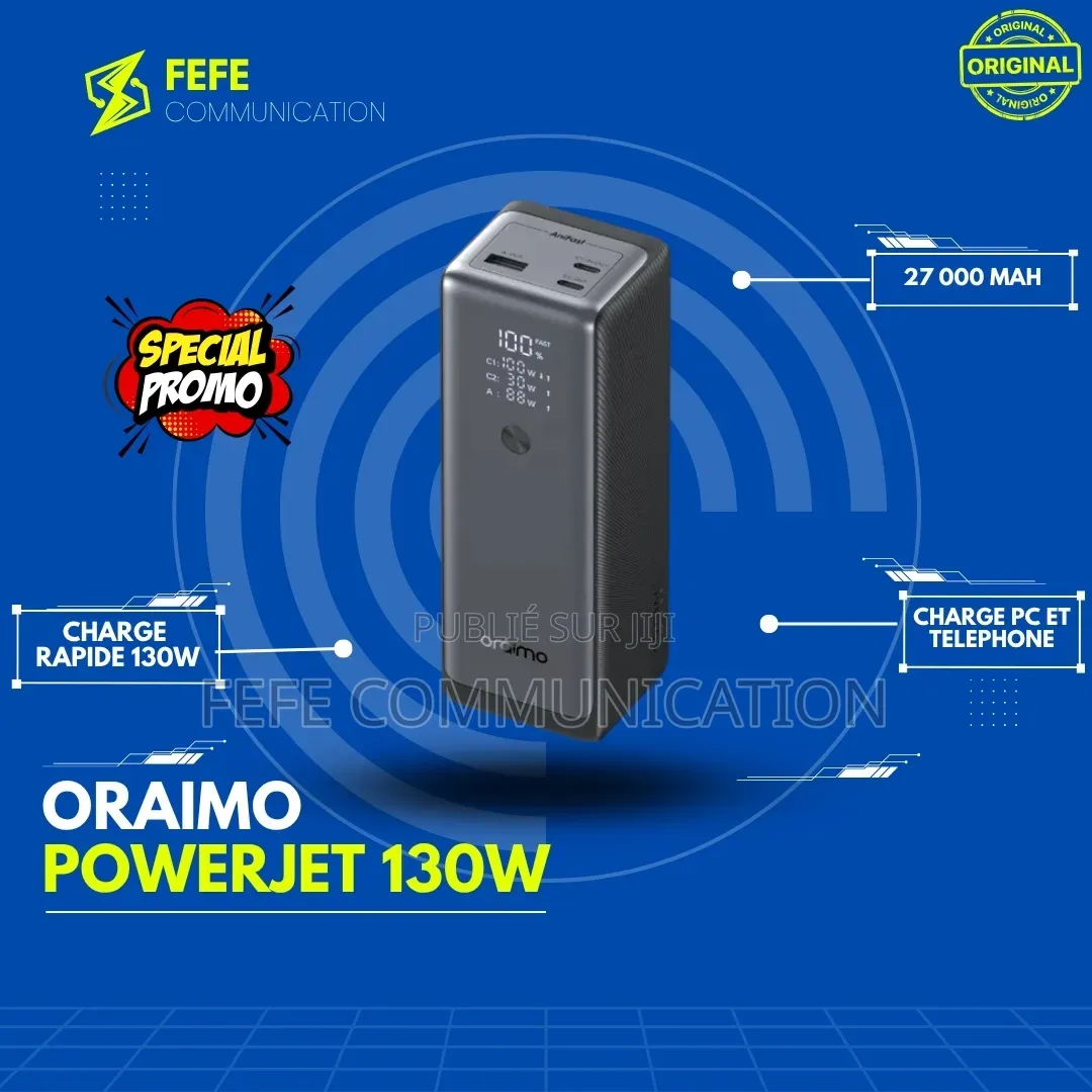 Oraimo Powerjet 130 - 276000mah - Neuf Scellé