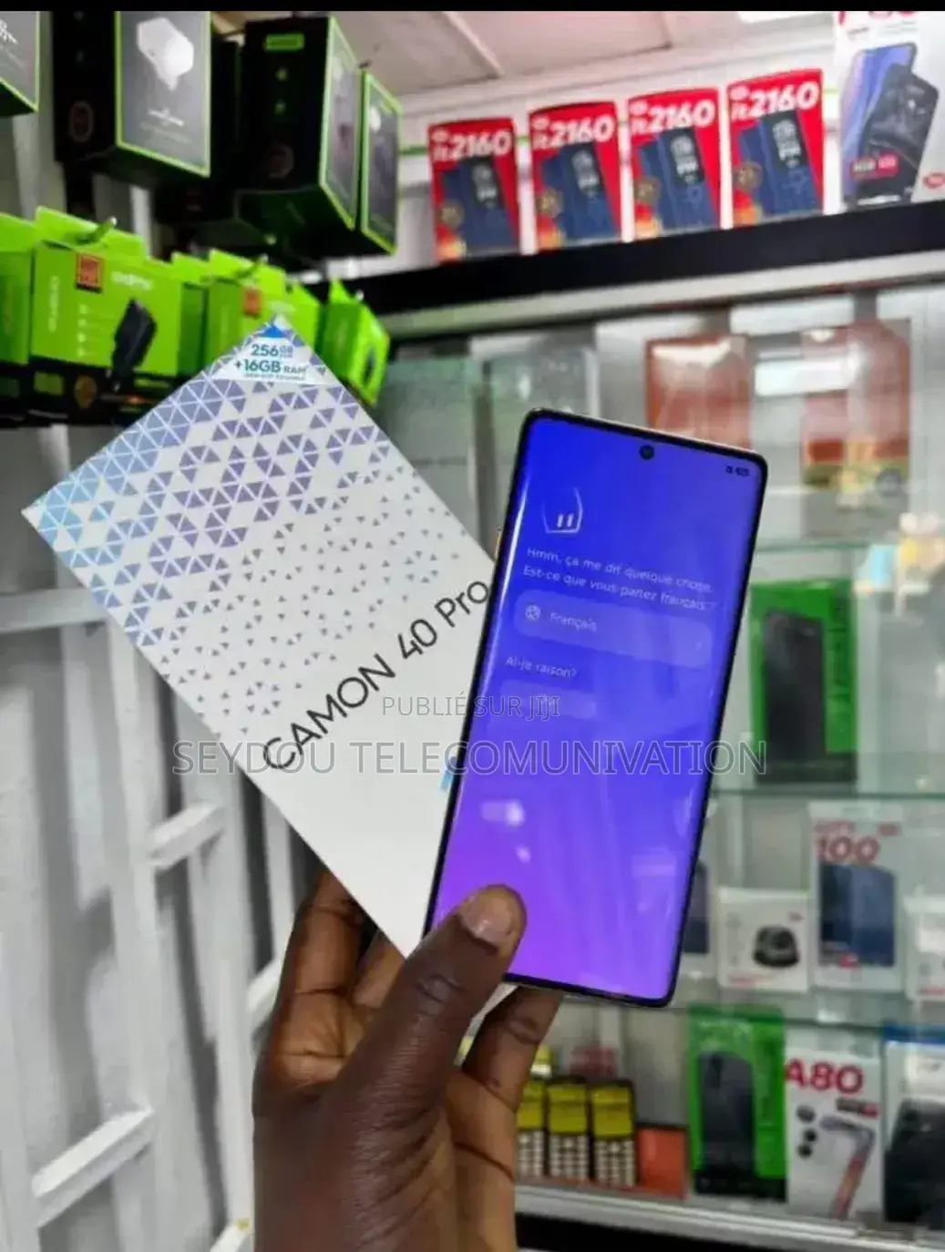 Nouveau Tecno Camon 40 256 GB Argenté