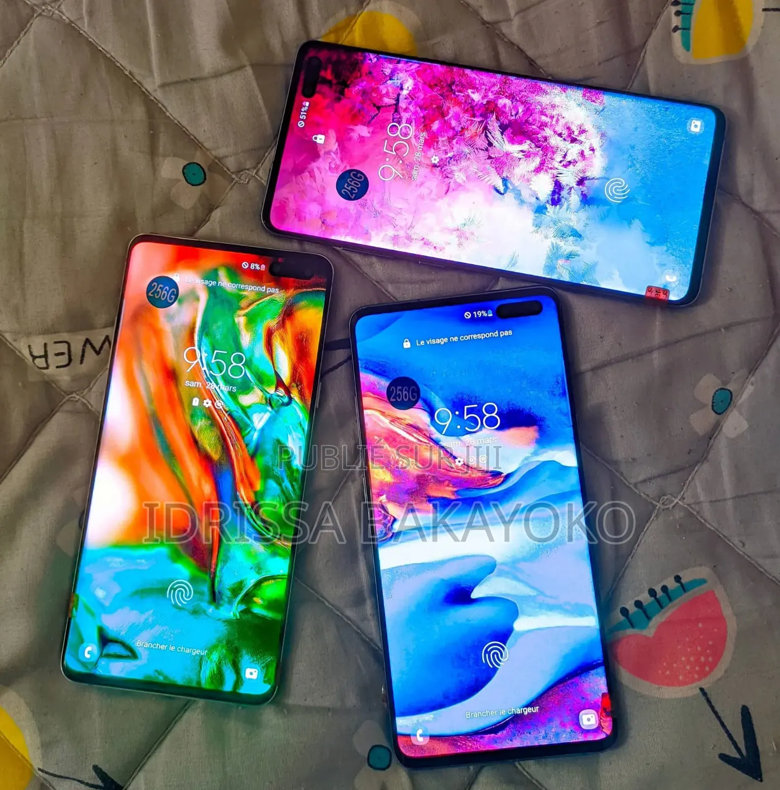 Samsung Galaxy S10 128 GB Or rose