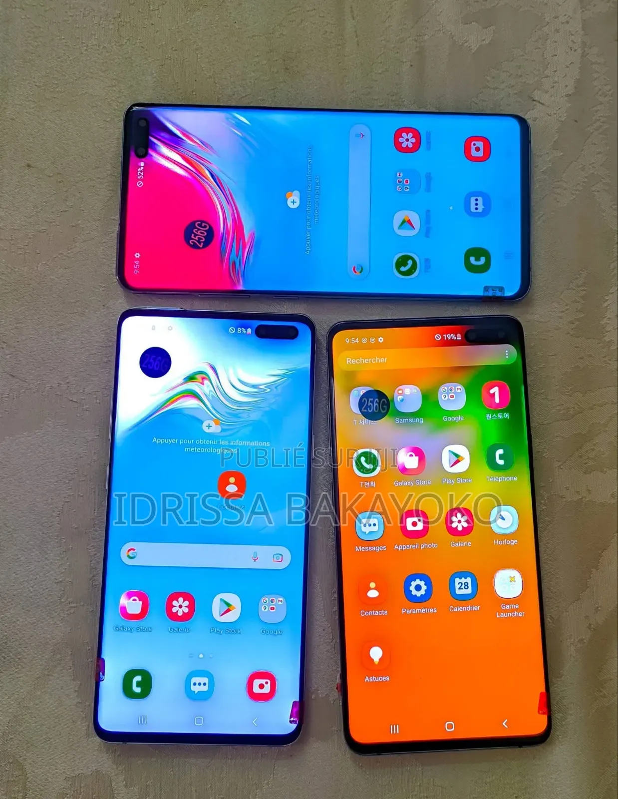 Samsung Galaxy S10 128 GB Or rose
