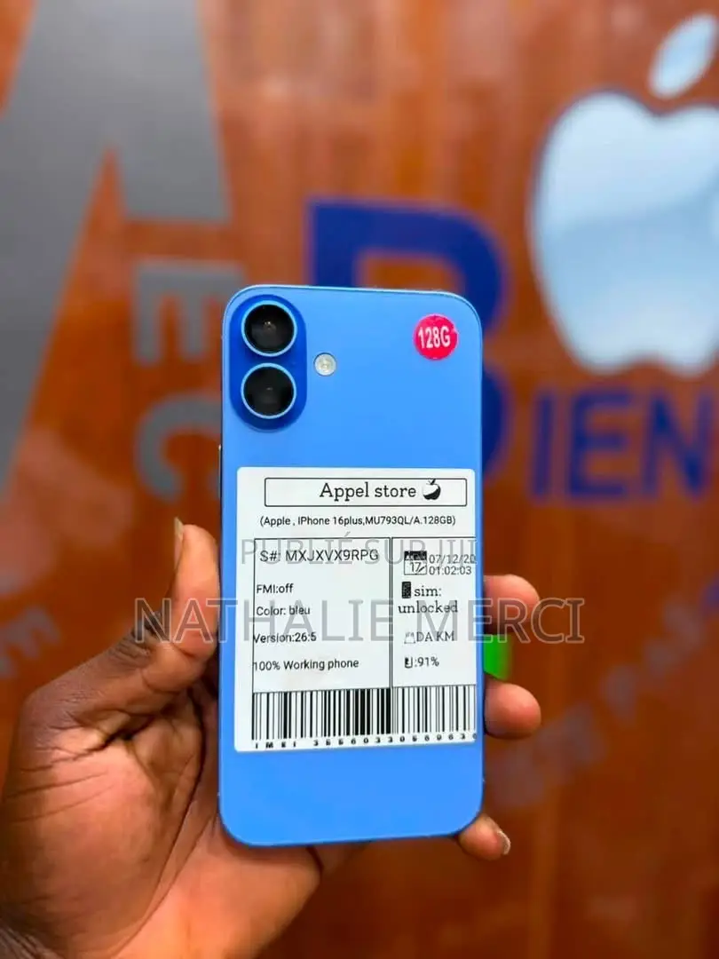 Nouveau Apple iPhone 16 Plus 512 GB Bleu