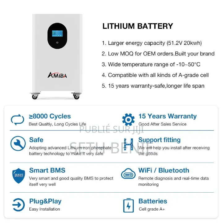 Batterie Solaire Lithium 15kwh