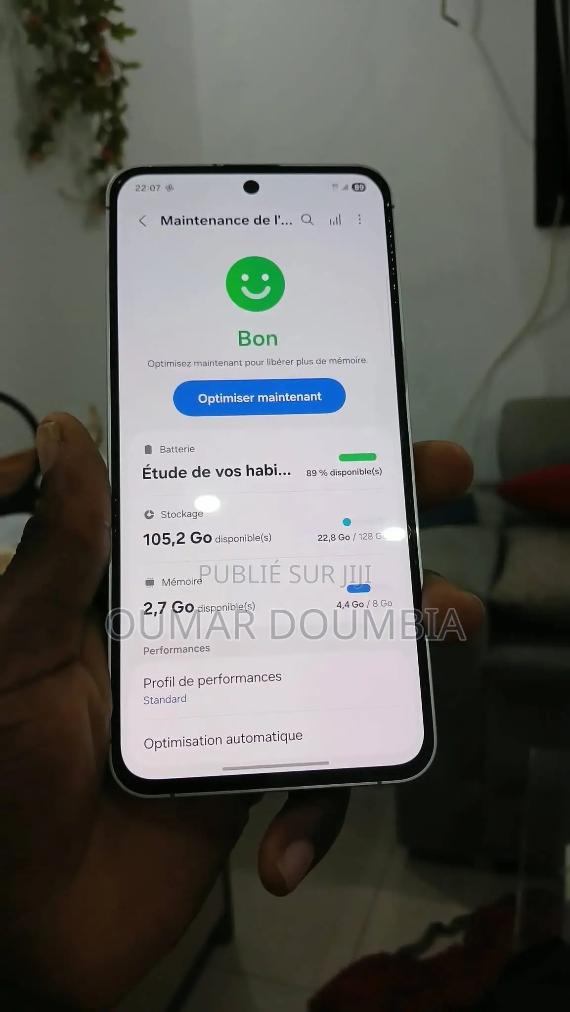 Nouveau Samsung Galaxy S24 FE 128 GB Blanc
