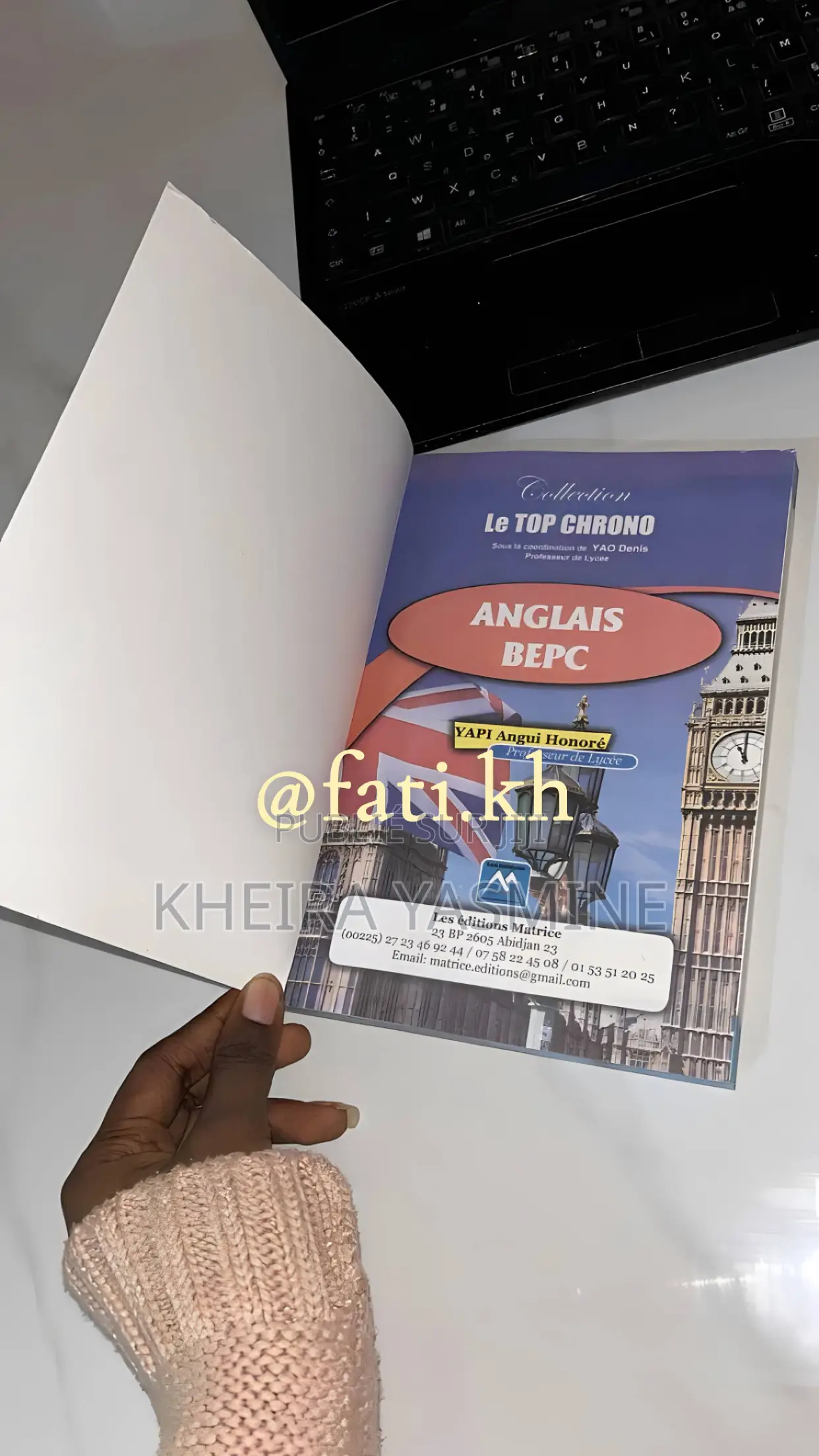 Top Chrono Anglais 3e