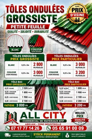 Tôles De Meilleur Qualité