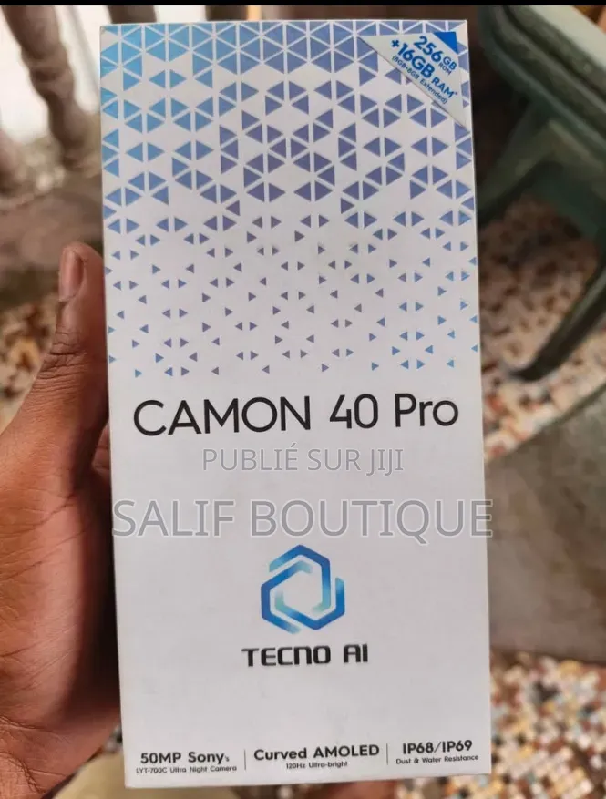 Nouveau Tecno Camon 40 Pro 4G 256 GB Gris