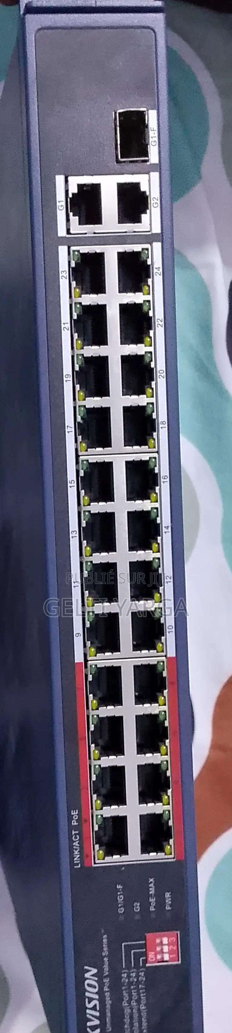 Switch Poe Hikvision 24 Ports