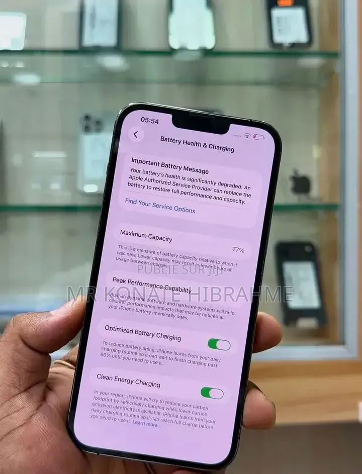 Nouveau Apple iPhone 13 Pro Max 128 GB Noir