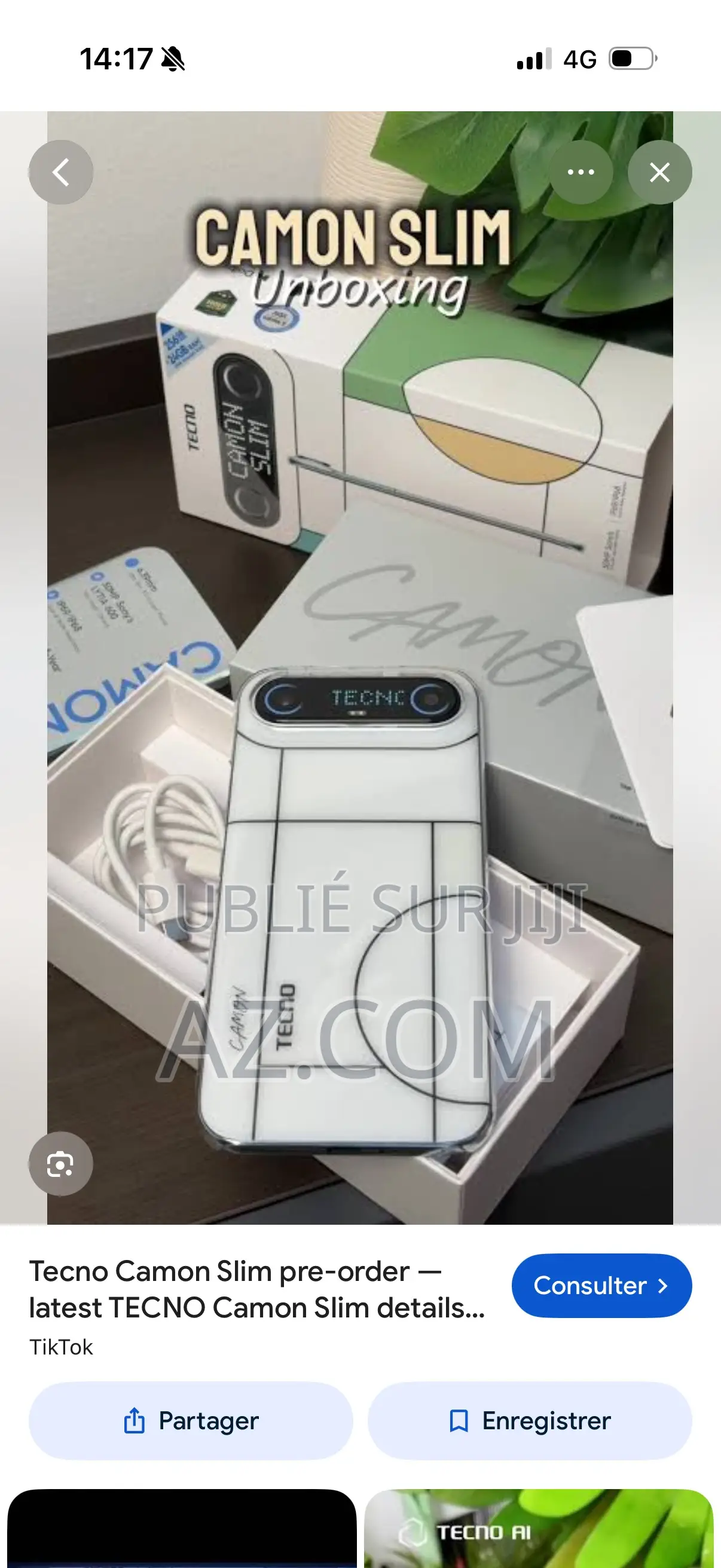 Nouveau Tecno Camon i 32 GB Noir