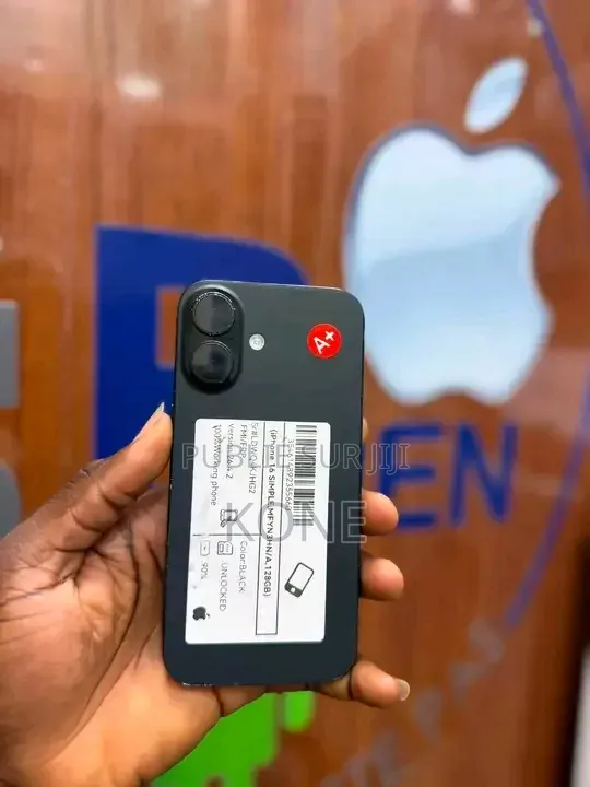 Nouveau Apple iPhone 16 256 GB Noir