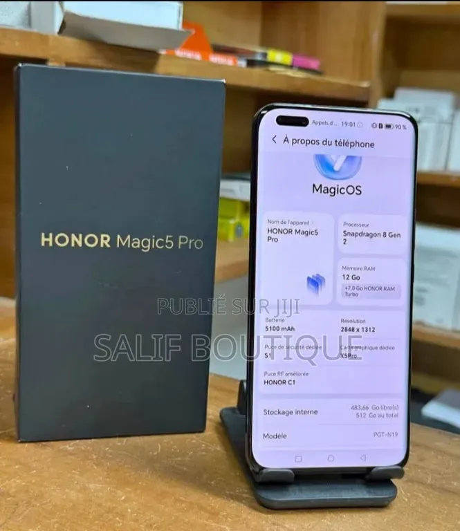 Nouveau Honor Magic5 512 GB Noir