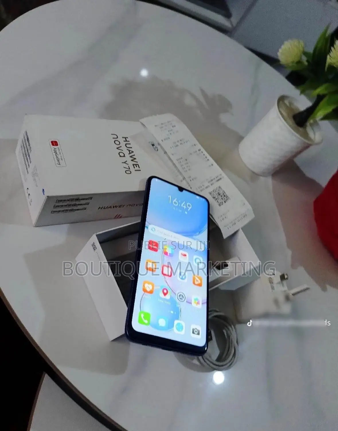 Nouveau Huawei Nova Y70 128 GB Blanc