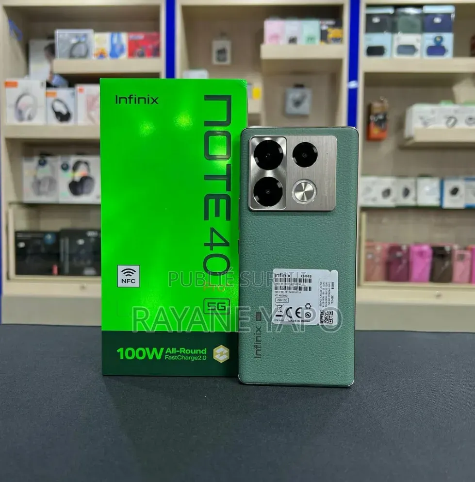 Nouveau Infinix Note 40 Pro 256 GB Vert