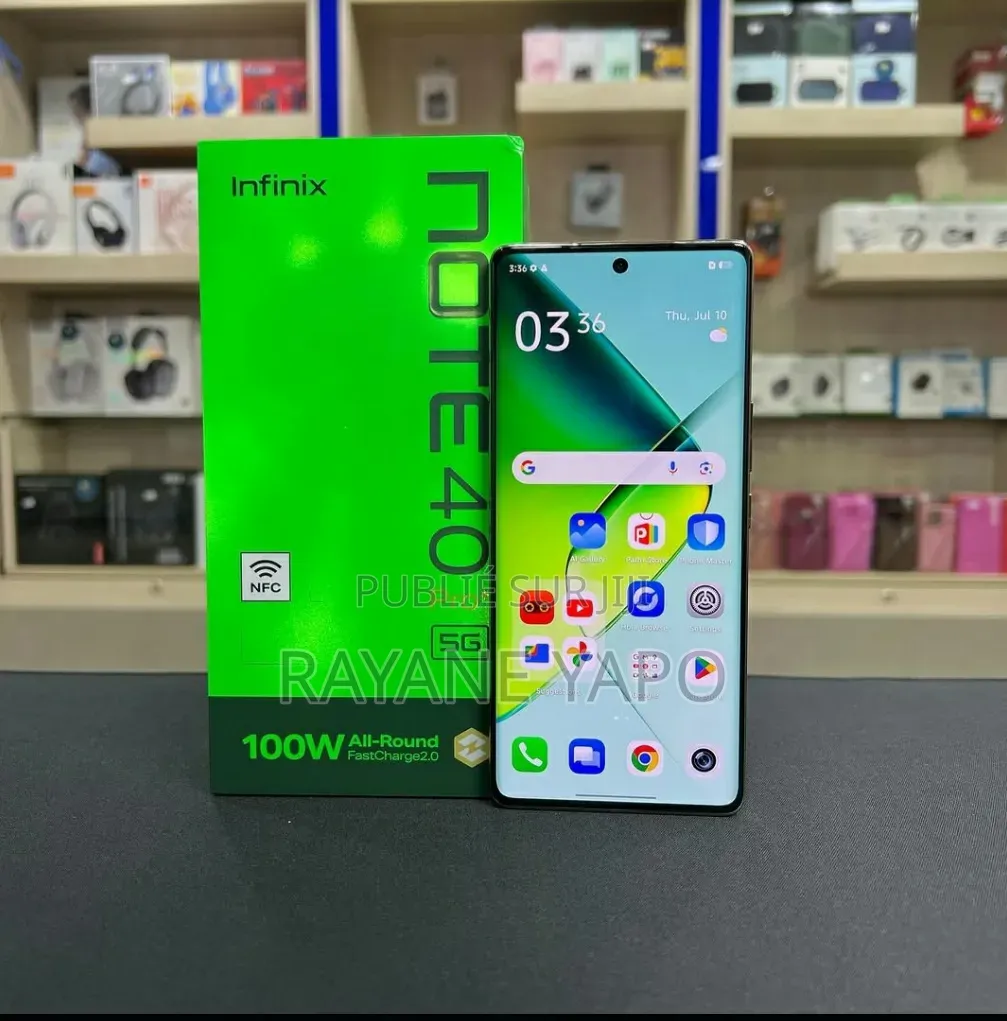 Nouveau Infinix Note 40 Pro 256 GB Vert