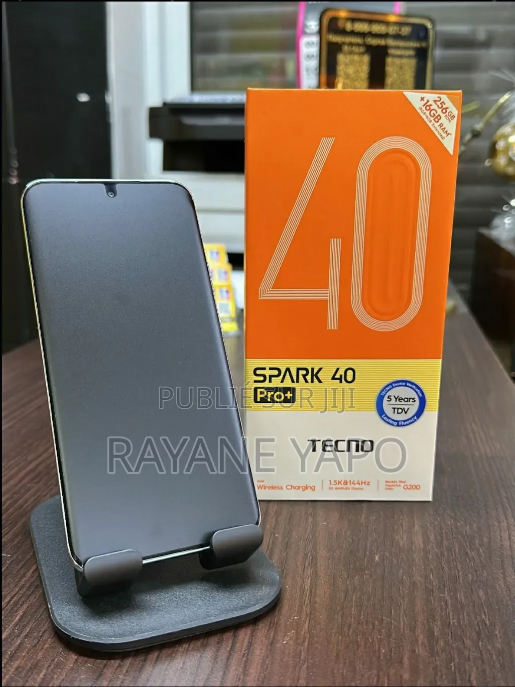 Nouveau Tecno Spark 40 Pro+ 256 GB Blanc