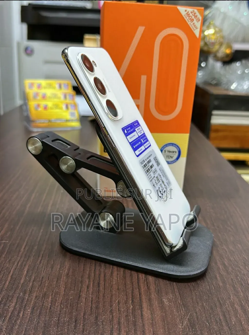 Nouveau Tecno Spark 40 Pro+ 256 GB Blanc