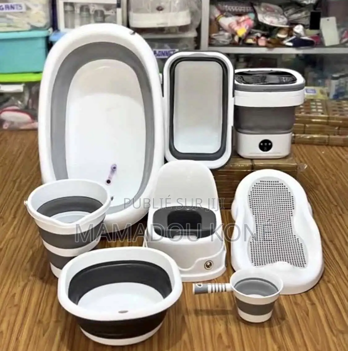 Baignoire Pliable Avec Machine À Laver