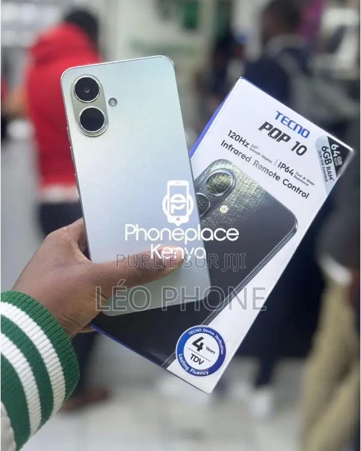 Nouveau Tecno Pop 10 128 GB Noir