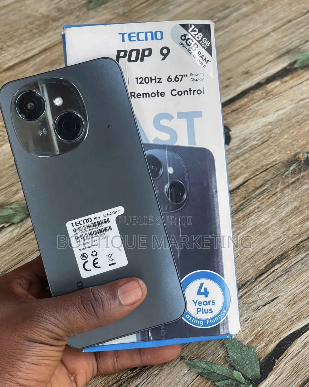 Nouveau Tecno Pop 9 64 GB Noir