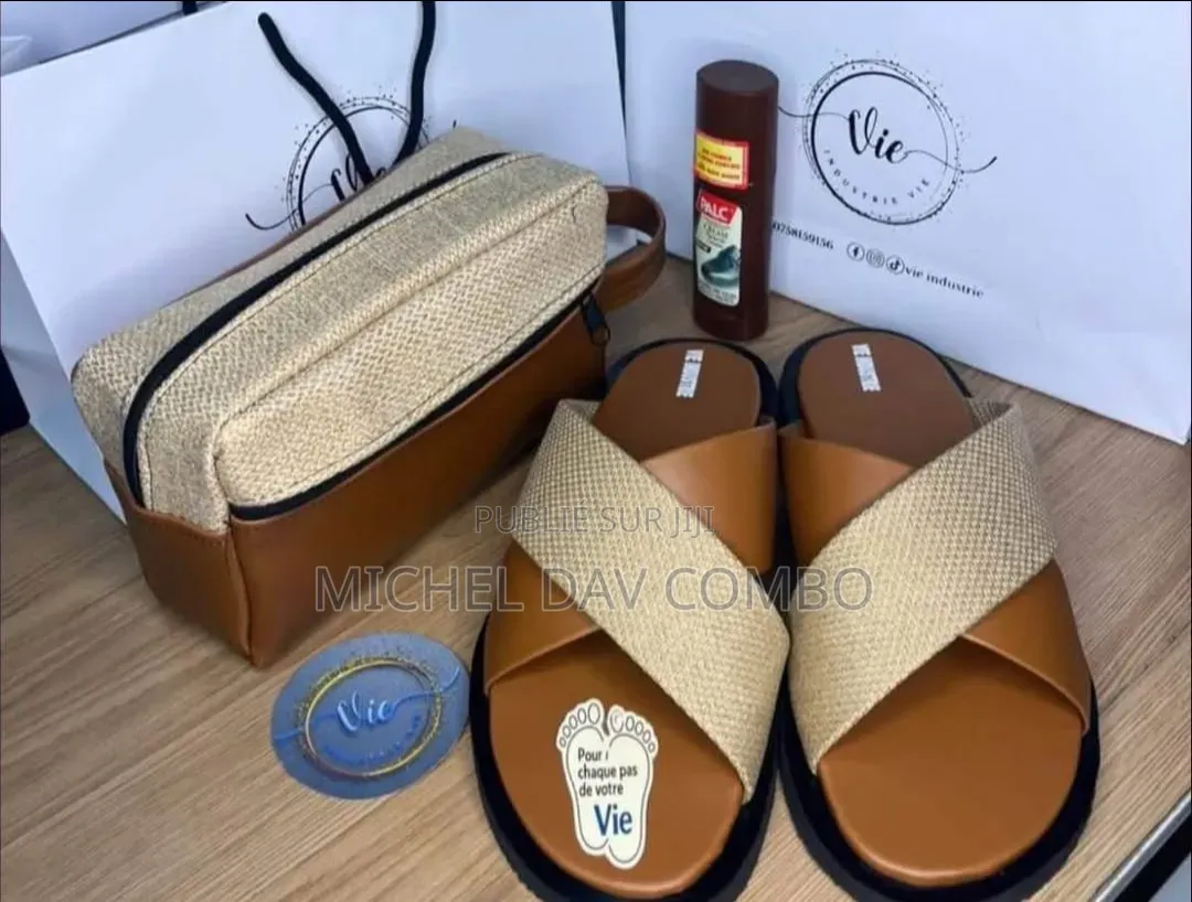 Sandales en Cuir Pour Homme ( Ghana)