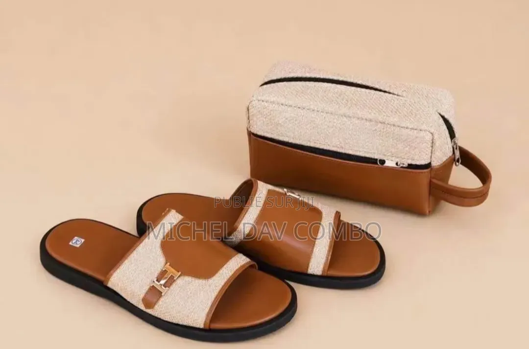 Sandales en Cuir Pour Homme ( Ghana)