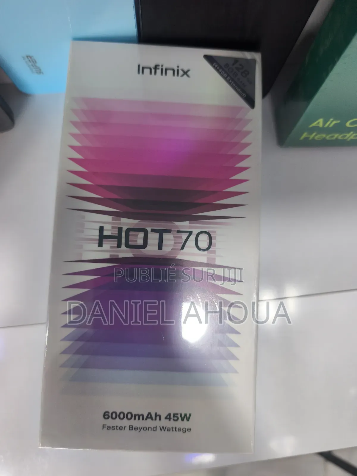 Nouveau Infinix Hot 70 128 GB Noir