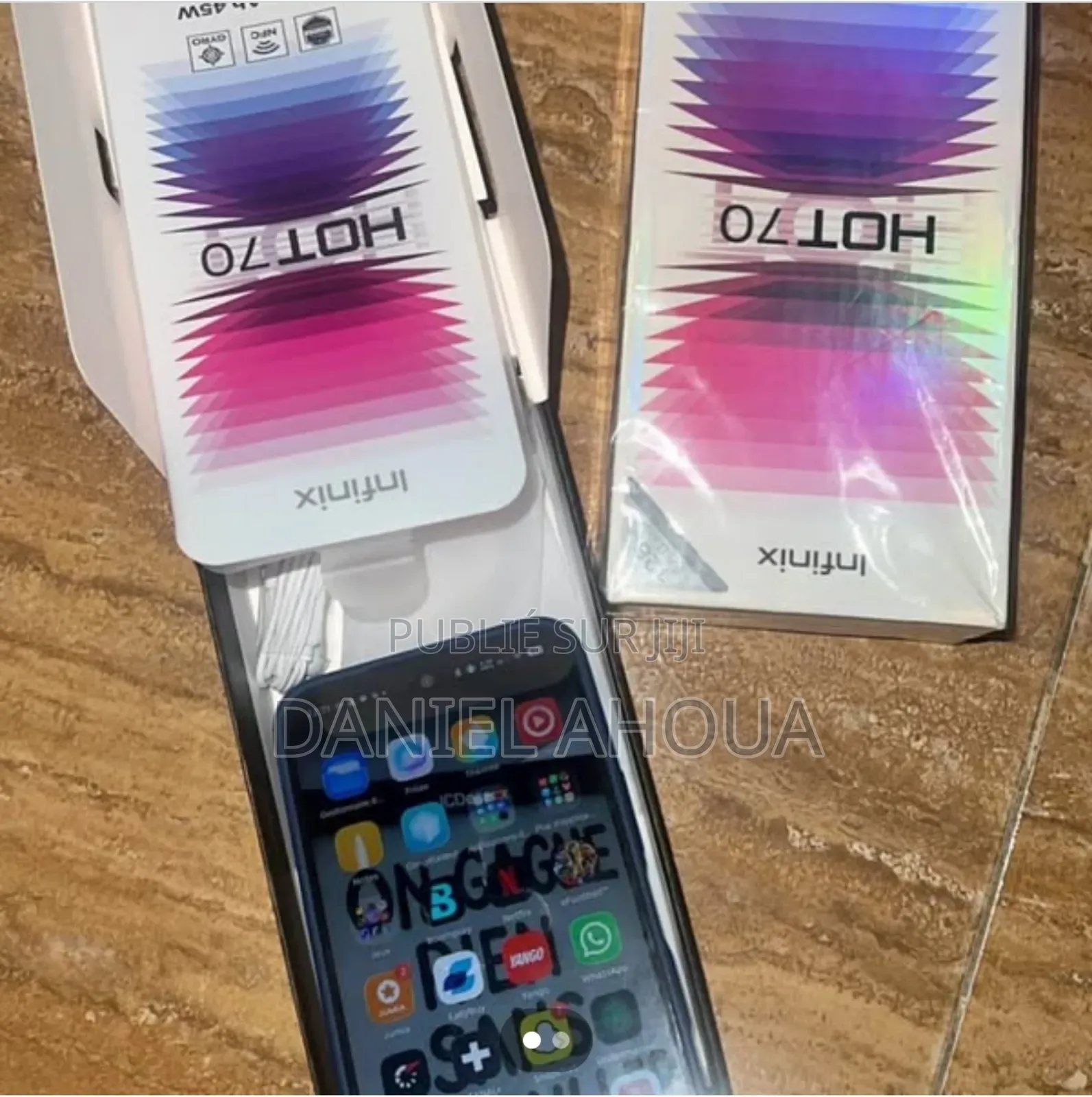 Nouveau Infinix Hot 70 128 GB Noir