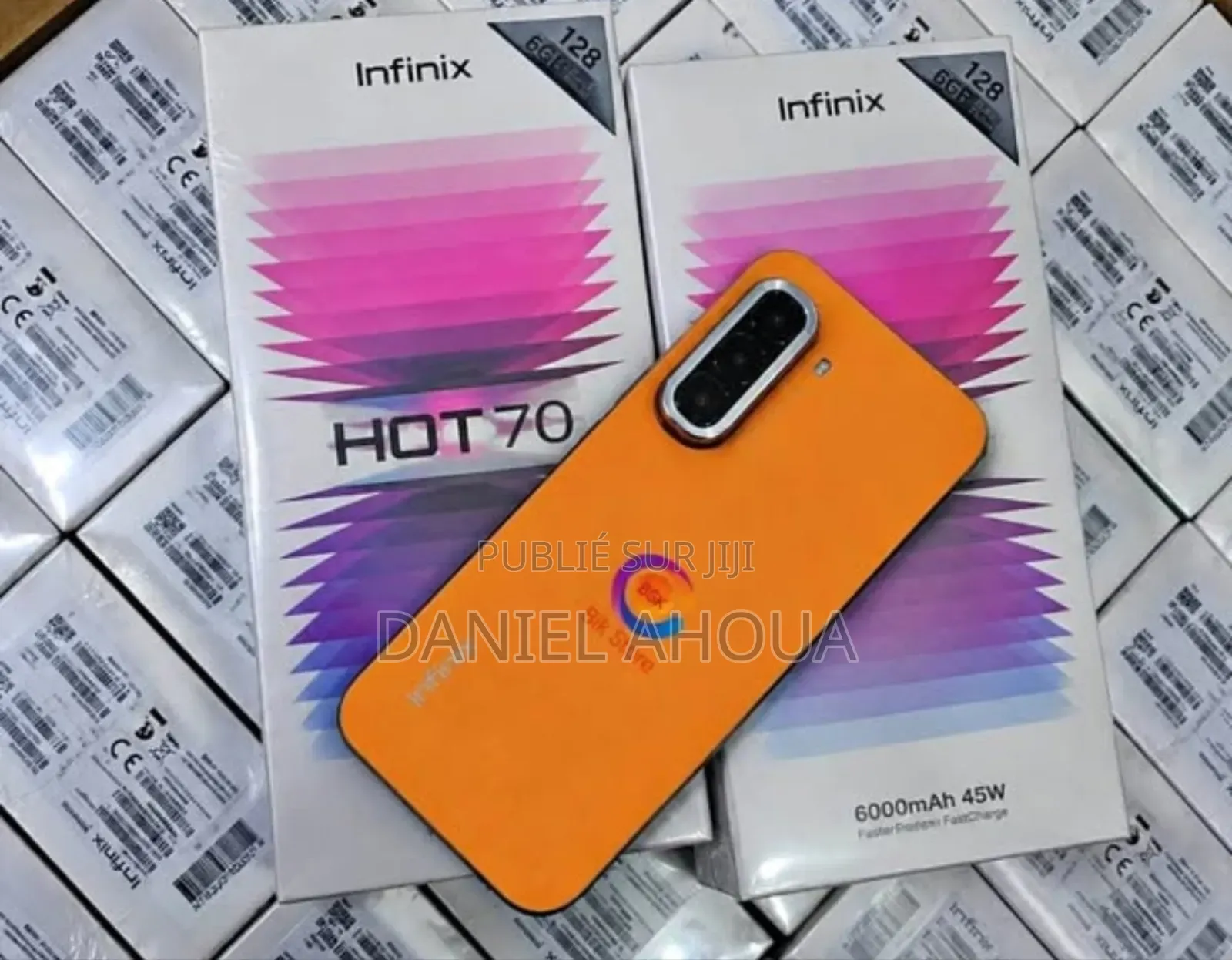 Nouveau Infinix Hot 70 128 GB Noir