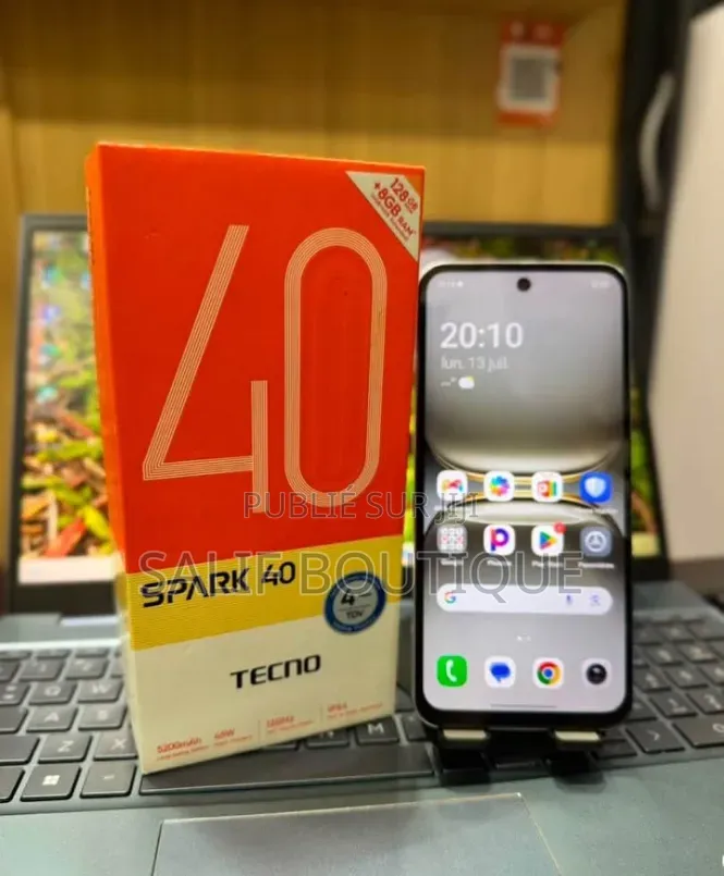 Nouveau Tecno Spark 40 128 GB Blanc